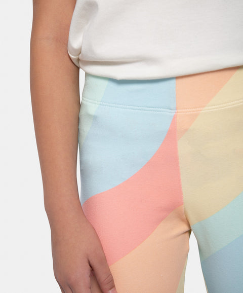 Leggins Estampado Para Niña En Licra De Colores