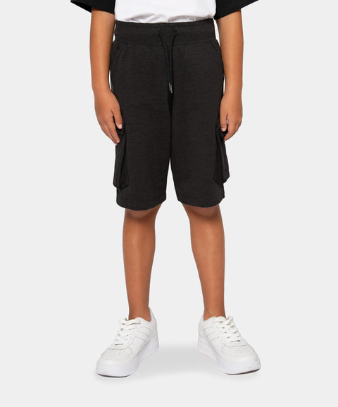 Bermuda Cargo Para Niño En Milan Color Negro Cross