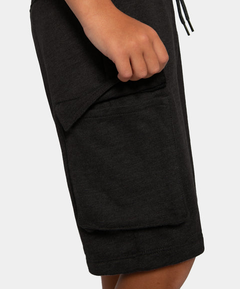 Bermuda Cargo Para Niño En Milan Color Negro Cross