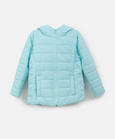 Chaqueta Acolchada Para Bebe Niña Color Lila Aqua