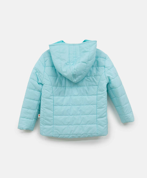 Chaqueta Acolchada Para Bebe Niña Color Lila Aqua
