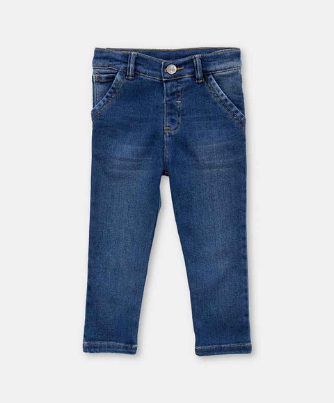 Jean Slim Para Bebé Niño En Burda Tono Medio