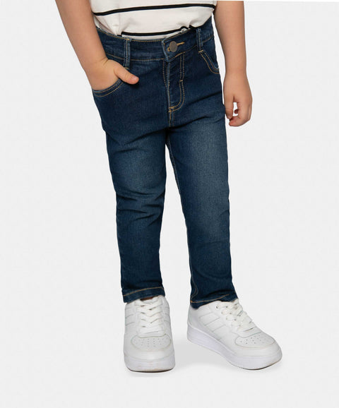 Jean Slim Para Bebé Niño En Denim Color Índigo