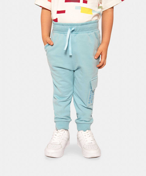 Jogger Para Bebé Niño En Burda Color Azul