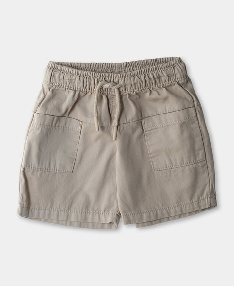 Bermuda Para Recién Nacido En Twill Color Kaki