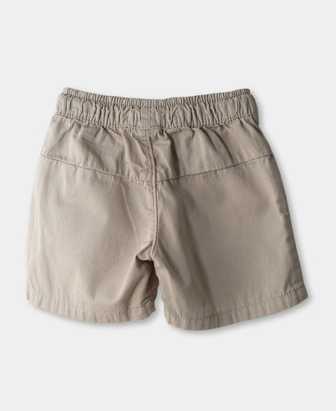 Bermuda Para Recién Nacido En Twill Color Kaki