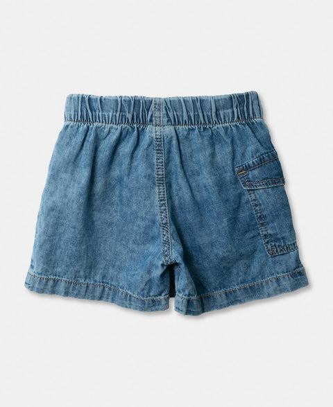 Falda Short Para Bebé Niña En Denim Color Indigo