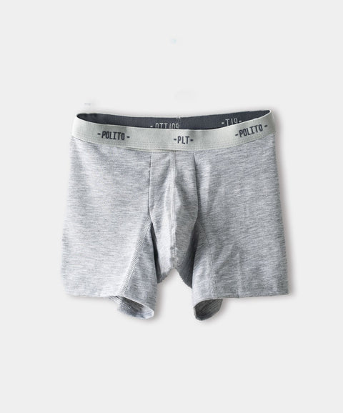 Paquete De Bóxer X 3 Para Niño En Algodón Color Gris