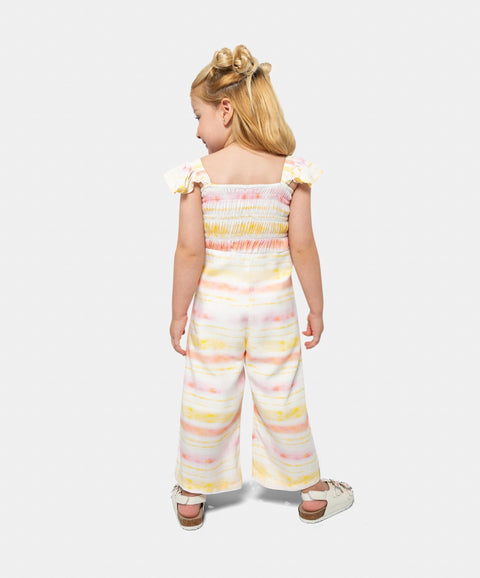 Enterizo Para Bebé Niña En Lino Estampado
