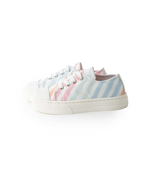 Tenis Para Bebe Niña En Lona Estampada