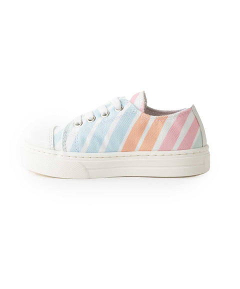 Tenis Para Bebe Niña En Lona Estampada