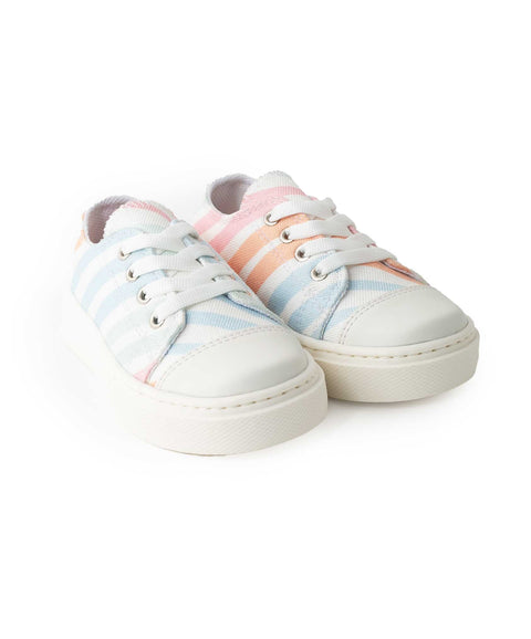 Tenis Para Bebe Niña En Lona Estampada
