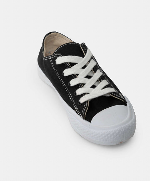 Tenis Para Niño En Lona Color Negro