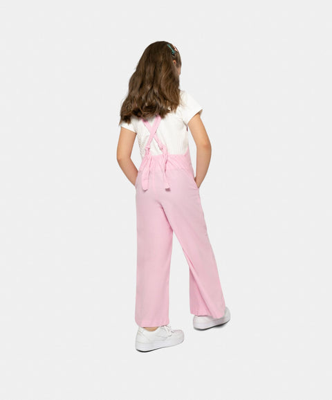 Enterizo Para Niña En Tela Suave Color Rosado