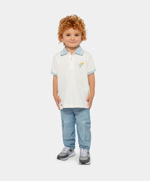 Jean Slim Para Bebé Niño En Denim Color Índigo