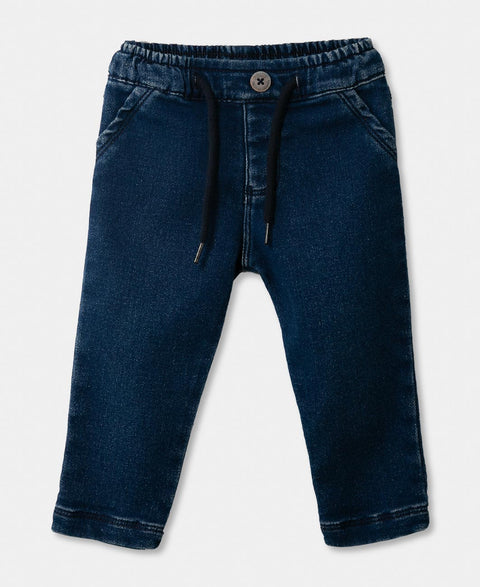 Conjunto Camiseta Y Pantalón  Para Recién Nacido En Tela Suave Color Blanco Y Azul
