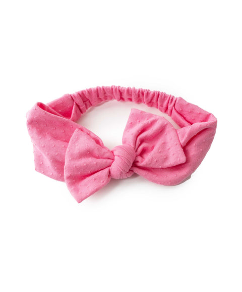 Balaca Para Recién Nacida En Tela Suave Color Rosado