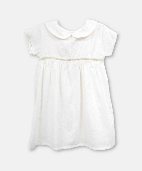 Vestido Ocasión Especial Para Bebé Niña En Color Blanco