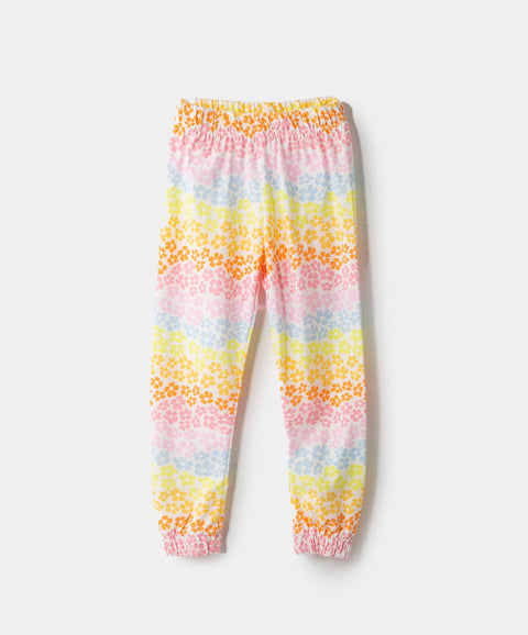 Pijama Manga Larga Y Pantalón Para Bebé Niña En Licra Color Marfil
