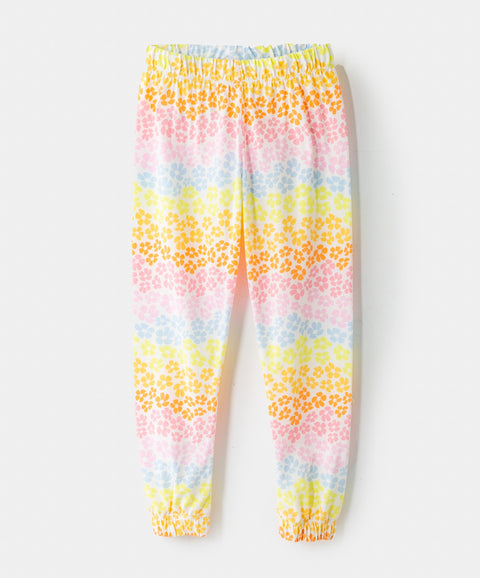 Pijama Manga Corta Y Pantalón Para Bebé Niña En Algodón Estampada