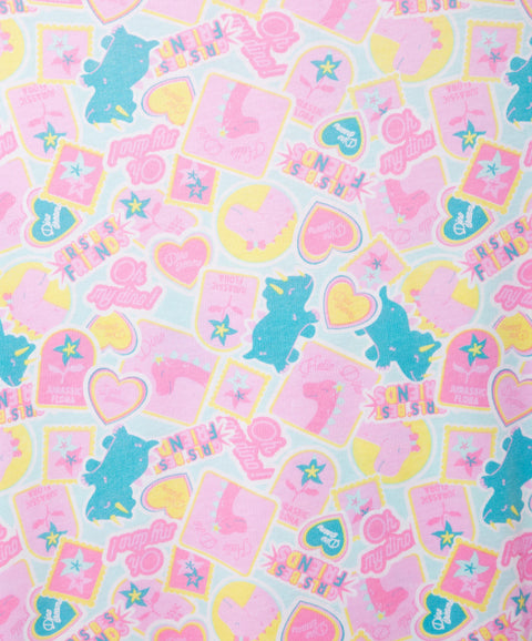 Pijama De Vestido Para Niña En Algodón Color Rosado Estampado