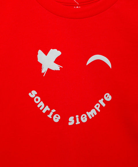Camiseta Para Recién Nacido En Tela Suave Color Rojo