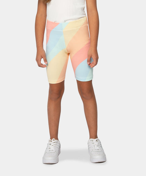 Short Biker Para Niña En Licra Estampado Colores
