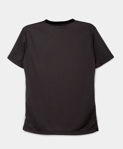 Camiseta Manga Corta Para Niño En Microfibra Color Negro