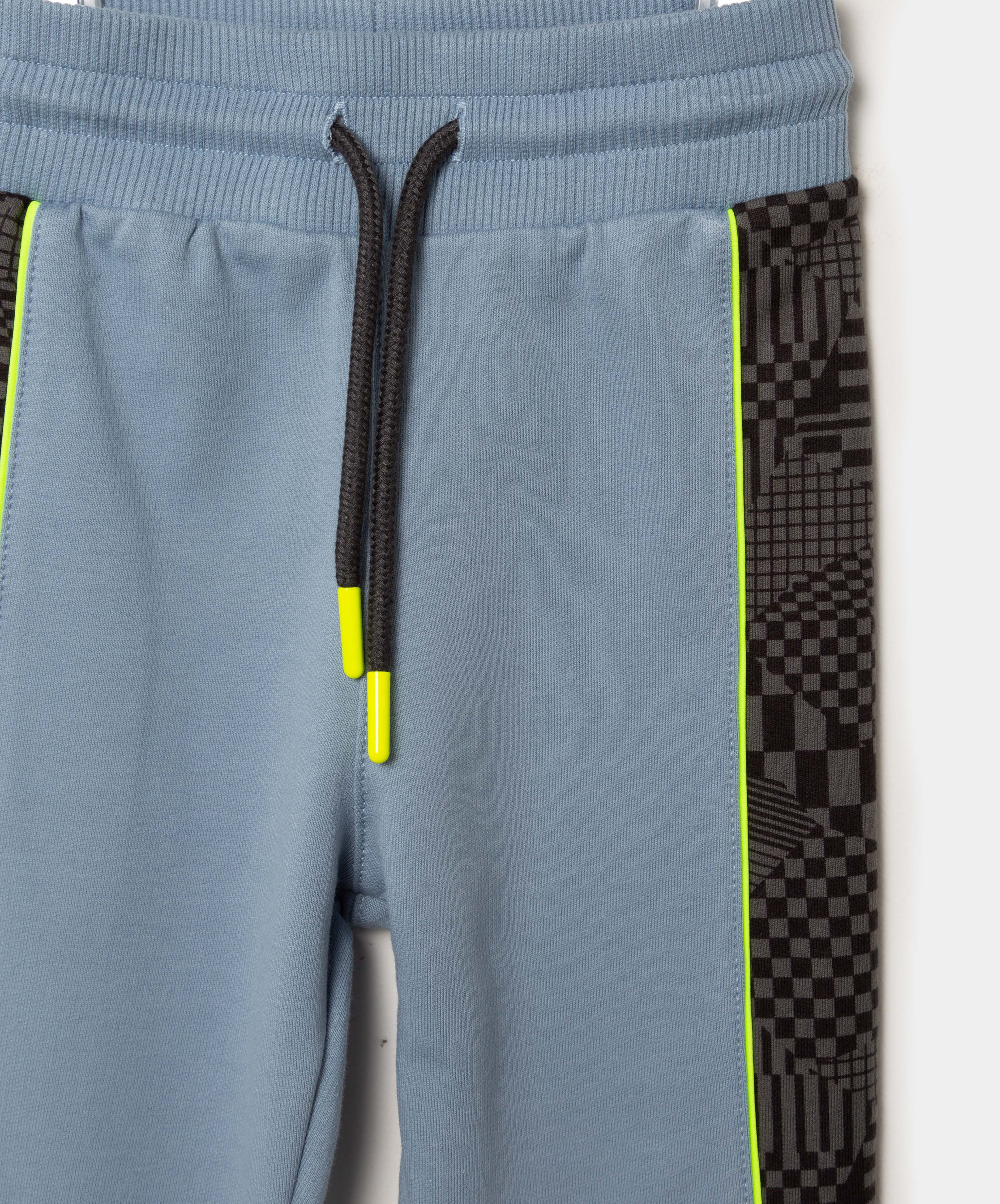 Jogger Deportivo Para Bebé Niño En Burda Color Azul Gris– POLITO