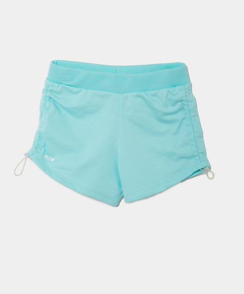 Short Deportivo Para Niña En Burda Color Turquesa