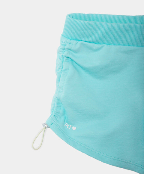 Short Deportivo Para Niña En Burda Color Turquesa