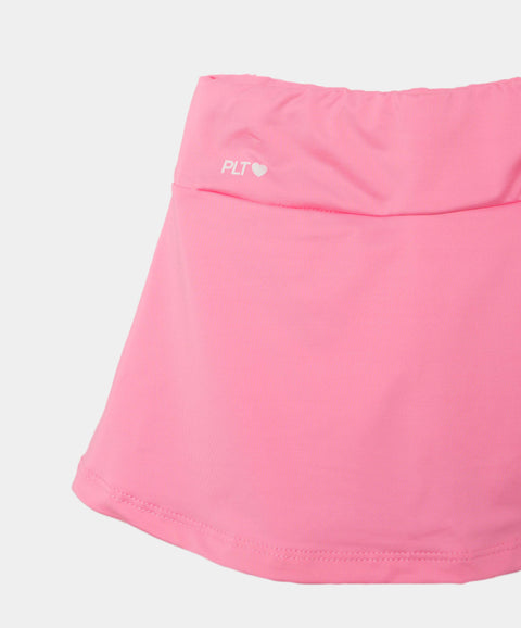 Falda Short Deportiva Para Bebe Niña En Licra Color Rosado