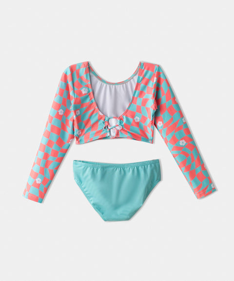 Vestido De Baño Para Niña En Licra Estampado