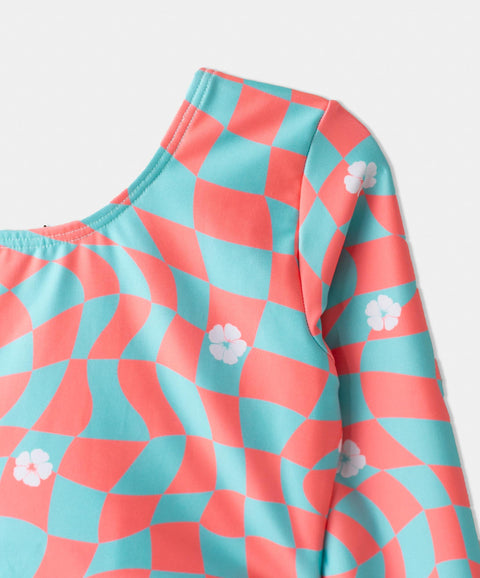Vestido De Baño Para Niña En Licra Estampado