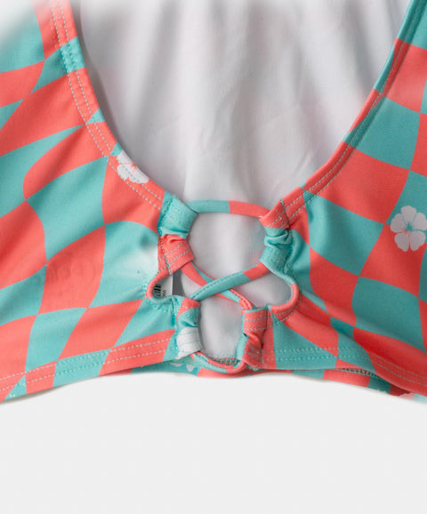 Vestido De Baño Para Niña En Licra Estampado
