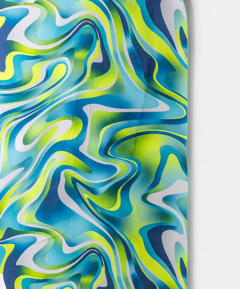 Toalla Estampada En Microfibra Para Niño Color Verde