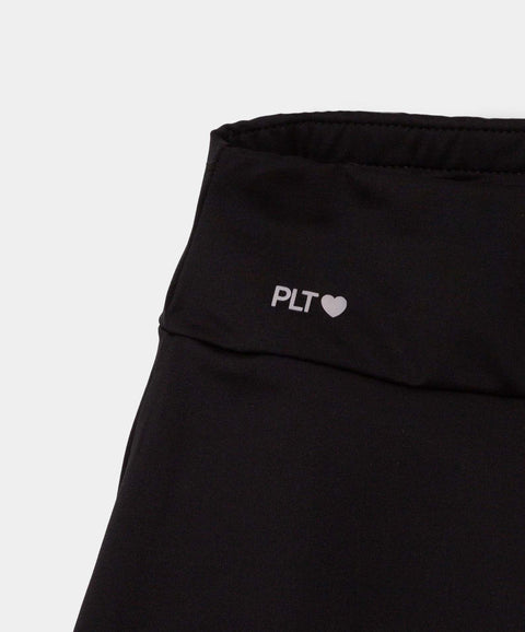 Falda Short Deportiva Para Niña En Licra Color Negro