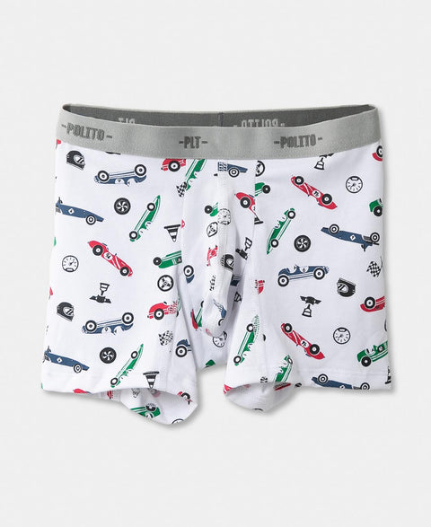 Paquete De Bóxer X 3 Para Niño En Algodón Color Rojo Azul y Blanco