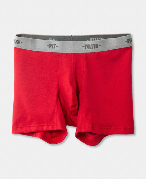 Paquete De Bóxer X 3 Para Niño En Algodón Color Rojo Azul y Blanco