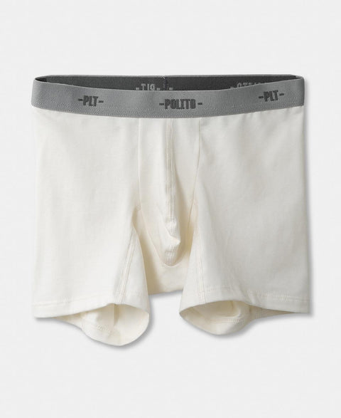 Paquete De Bóxer X 3 Para Niño En Algodón Color Azul Y Crudo