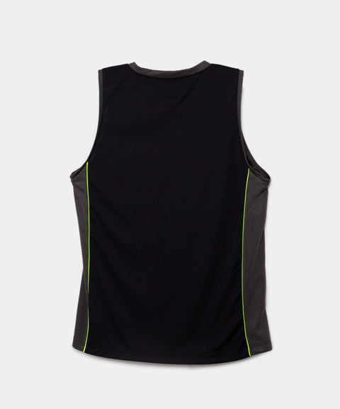 Camiseta Manga Sisa Para Niño En Microfibra Color Negro