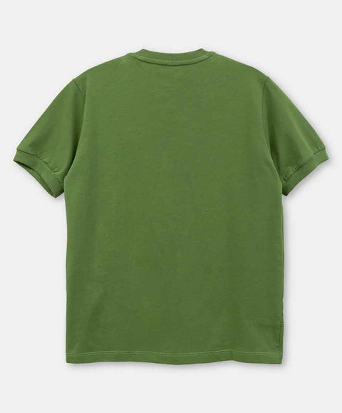 Camiseta Manga Corta Para Niño En Tela Suave Color Verde