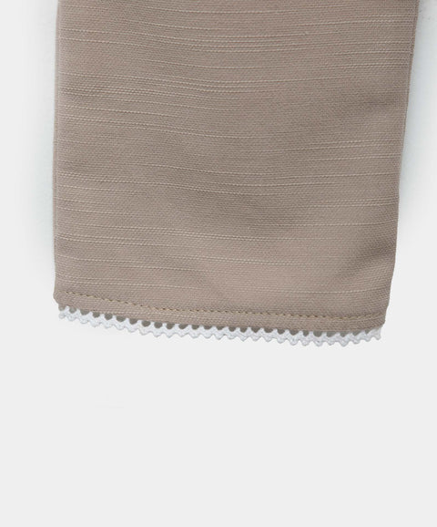 Conjunto Camiseta Y Pantalón Para Recién Nacida En Tela Suave Color Azul Y Arena