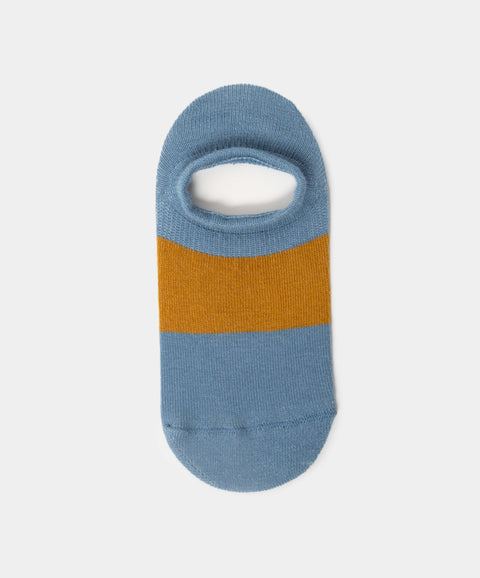 Medias Tobillera X 2 Para Niño En Algodón Color Azul