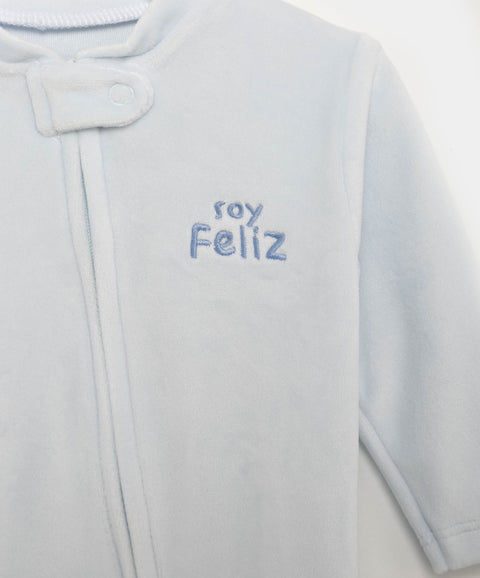 Set De Primer Día Para Recién Nacido En Tela Suave Color Azul Claro