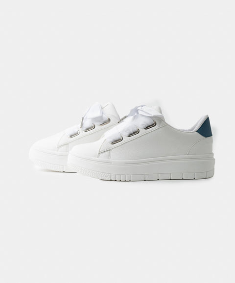 Tenis Para Niña En Material Sintético Color Blanco