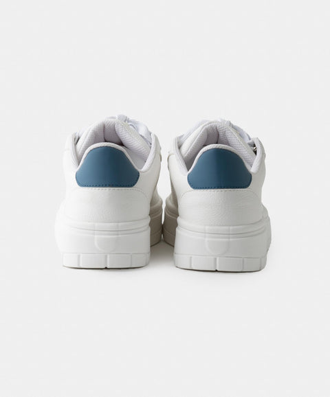 Tenis Para Niña En Material Sintético Color Blanco