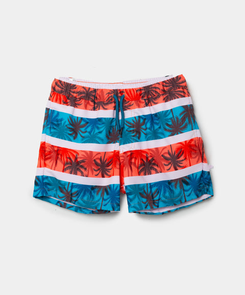 Bermuda De Playa Para Niño En Poliéster Estampado