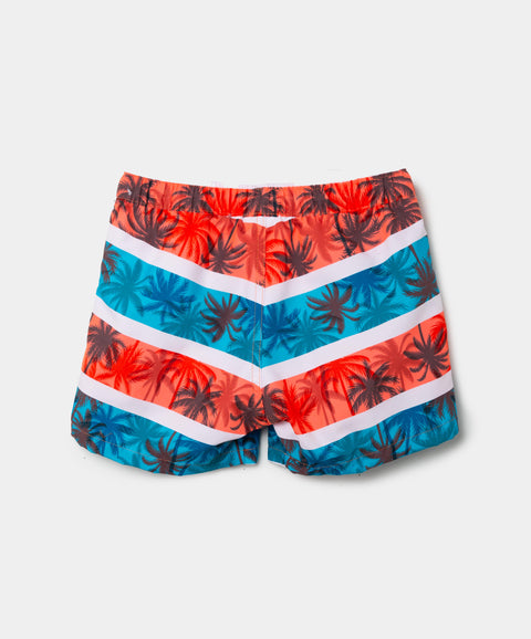 Bermuda De Playa Para Niño En Poliéster Estampado