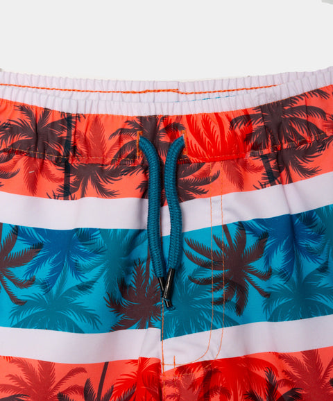Bermuda De Playa Para Niño En Poliéster Estampado